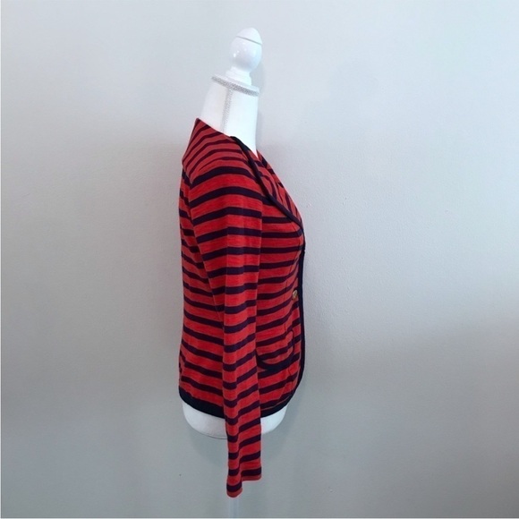 CAbi Au Revoir Yacht Club Red/Blue Striped Jacket Sz XS EUC - Picture 7 of 12